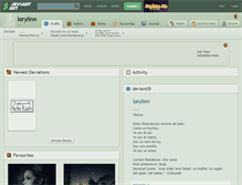 Tablet Screenshot of lorylinn.deviantart.com