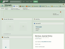 Tablet Screenshot of lickyouplz.deviantart.com
