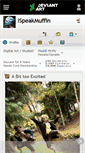 Mobile Screenshot of ispeakmuffin.deviantart.com