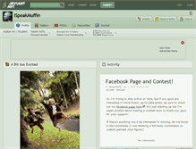 Tablet Screenshot of ispeakmuffin.deviantart.com