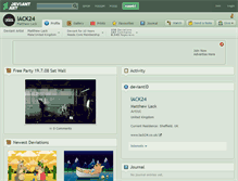 Tablet Screenshot of lack24.deviantart.com