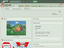 Tablet Screenshot of nakuruaki.deviantart.com