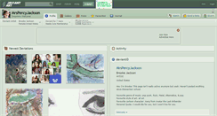 Desktop Screenshot of mrspercyjackson.deviantart.com