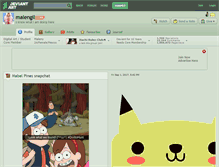 Tablet Screenshot of malengil.deviantart.com