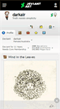 Mobile Screenshot of darkair.deviantart.com
