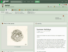 Tablet Screenshot of darkair.deviantart.com