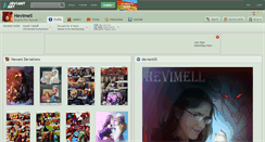 Desktop Screenshot of hevimell.deviantart.com