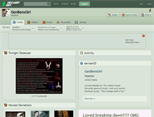 Tablet Screenshot of genbensgirl.deviantart.com