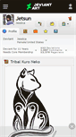 Mobile Screenshot of jetsun.deviantart.com