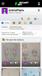 Mobile Screenshot of animepiano.deviantart.com
