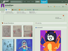 Tablet Screenshot of animepiano.deviantart.com