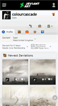 Mobile Screenshot of colourcascade.deviantart.com