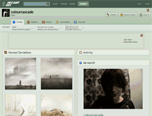Tablet Screenshot of colourcascade.deviantart.com