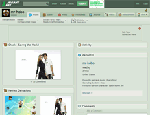 Tablet Screenshot of mr-hobo.deviantart.com