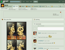 Tablet Screenshot of jecle.deviantart.com