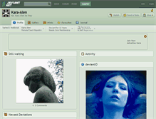 Tablet Screenshot of kara-alen.deviantart.com
