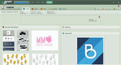Desktop Screenshot of magnek.deviantart.com