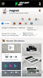 Mobile Screenshot of magnek.deviantart.com