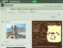 Tablet Screenshot of gothxluciole.deviantart.com