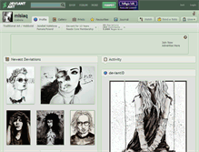Tablet Screenshot of misiaq.deviantart.com