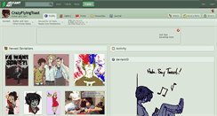 Desktop Screenshot of crazyflyingtoast.deviantart.com