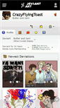 Mobile Screenshot of crazyflyingtoast.deviantart.com