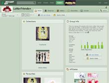 Tablet Screenshot of lolita-friends.deviantart.com