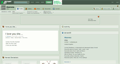 Desktop Screenshot of mooness.deviantart.com