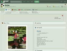 Tablet Screenshot of dezian.deviantart.com