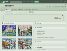 Tablet Screenshot of gordonbruce.deviantart.com