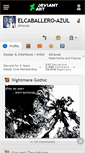 Mobile Screenshot of elcaballero-azul.deviantart.com