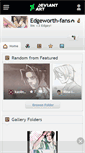 Mobile Screenshot of edgeworth-fans.deviantart.com