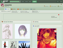 Tablet Screenshot of enesanime.deviantart.com