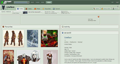 Desktop Screenshot of lineface.deviantart.com