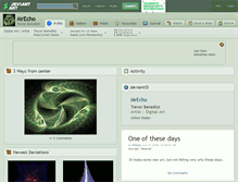 Tablet Screenshot of mrecho.deviantart.com
