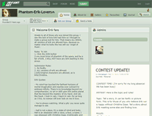 Tablet Screenshot of phantom-erik-lovers.deviantart.com
