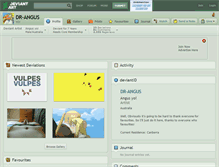 Tablet Screenshot of dr-angus.deviantart.com