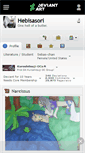 Mobile Screenshot of hebisasori.deviantart.com