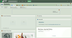 Desktop Screenshot of killythefox.deviantart.com