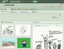 Tablet Screenshot of neolith-studios.deviantart.com