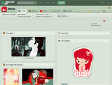 Tablet Screenshot of meluz.deviantart.com