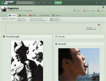 Tablet Screenshot of hugonium.deviantart.com