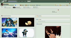 Desktop Screenshot of damieko.deviantart.com