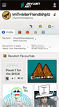 Mobile Screenshot of imtwisterfiendishplz.deviantart.com
