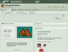 Tablet Screenshot of imtwisterfiendishplz.deviantart.com