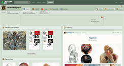 Desktop Screenshot of hacamacaperu.deviantart.com