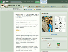 Tablet Screenshot of doujinshicircle.deviantart.com