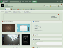 Tablet Screenshot of cwsm.deviantart.com