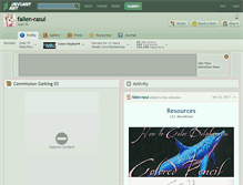 Tablet Screenshot of fallen-rasul.deviantart.com