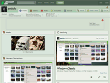 Tablet Screenshot of antiufo.deviantart.com